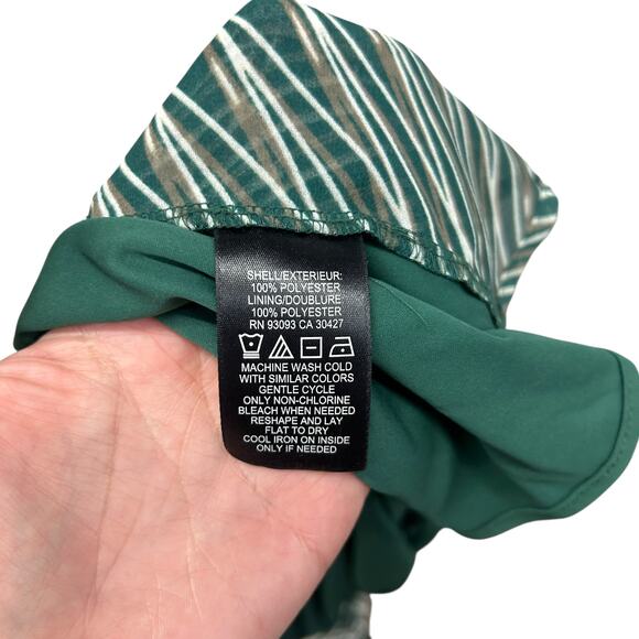 Quiet Luxury Sleeveless Abstract Print Dress Nic+Zoe Modern Minimalist‎ M - Picture 6 of 6